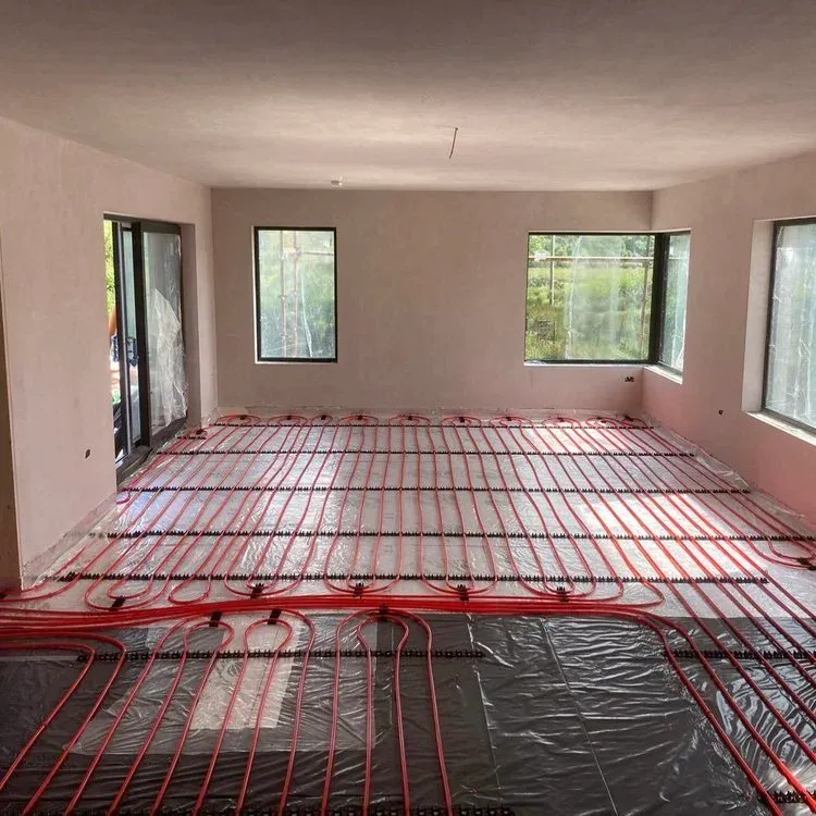 Underfloor heating installation in a home in Glenties, Co. Donegal